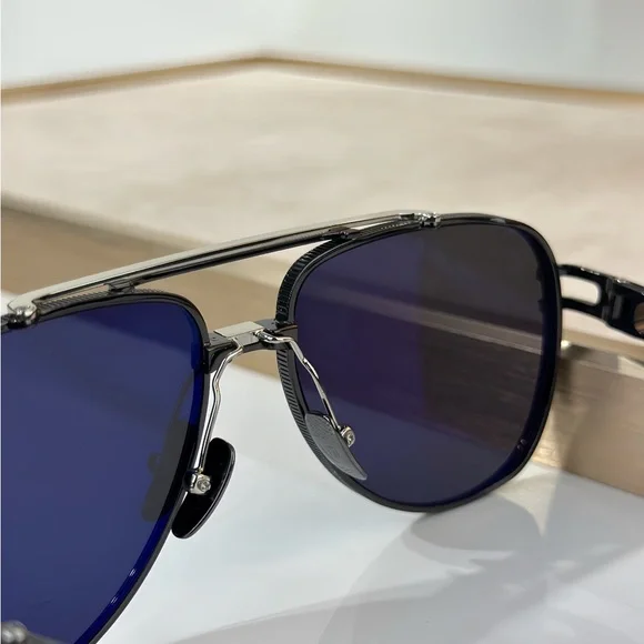 DITA Dark Frame Aviator Sunglasses